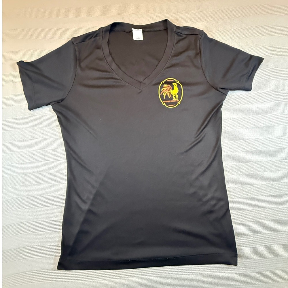 Sport-Tek Clermont Brewing Co CBC V-Neck Performance Black Womens Small 2390